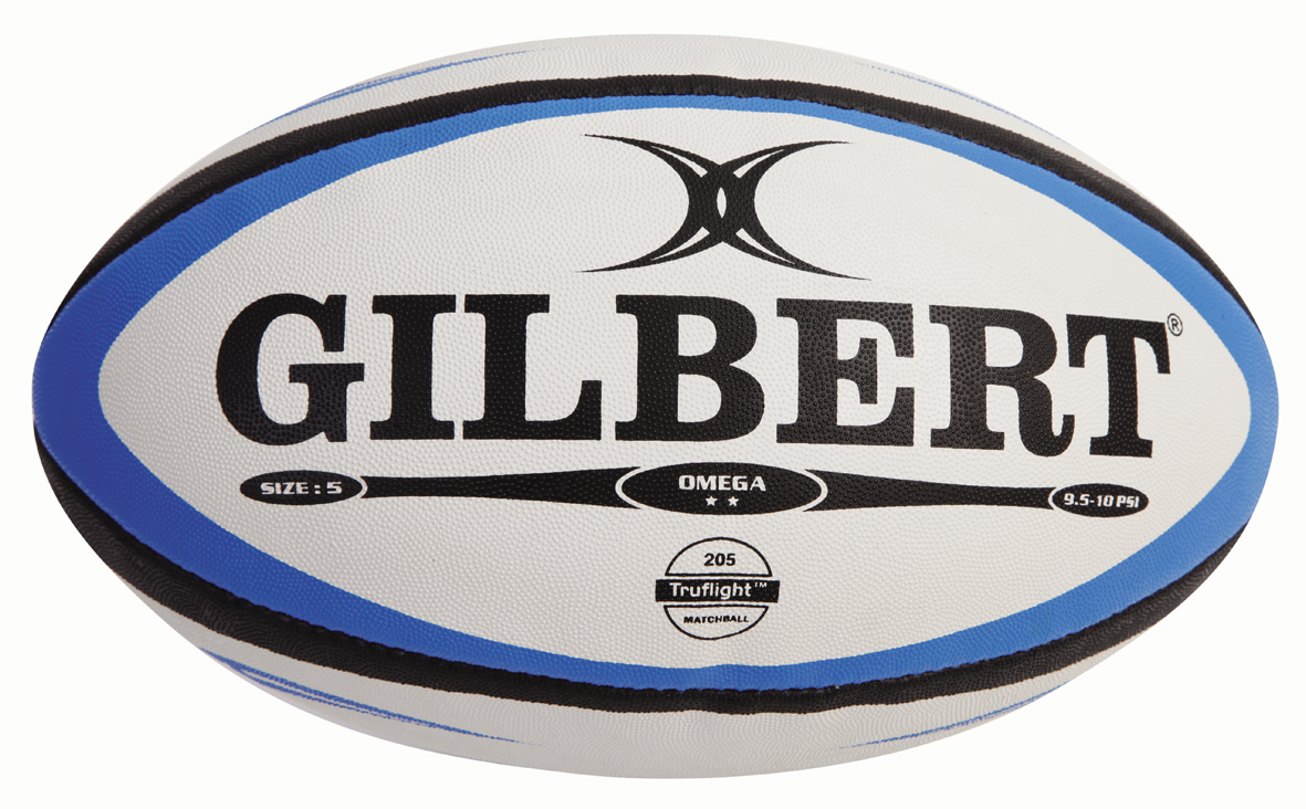 Ballon rugby Gilbert Omega Roy/noir Bleu, à personnaliser avec le logo de votre club. Ballon rugby Gilbert Omega Roy/noir Bleu
